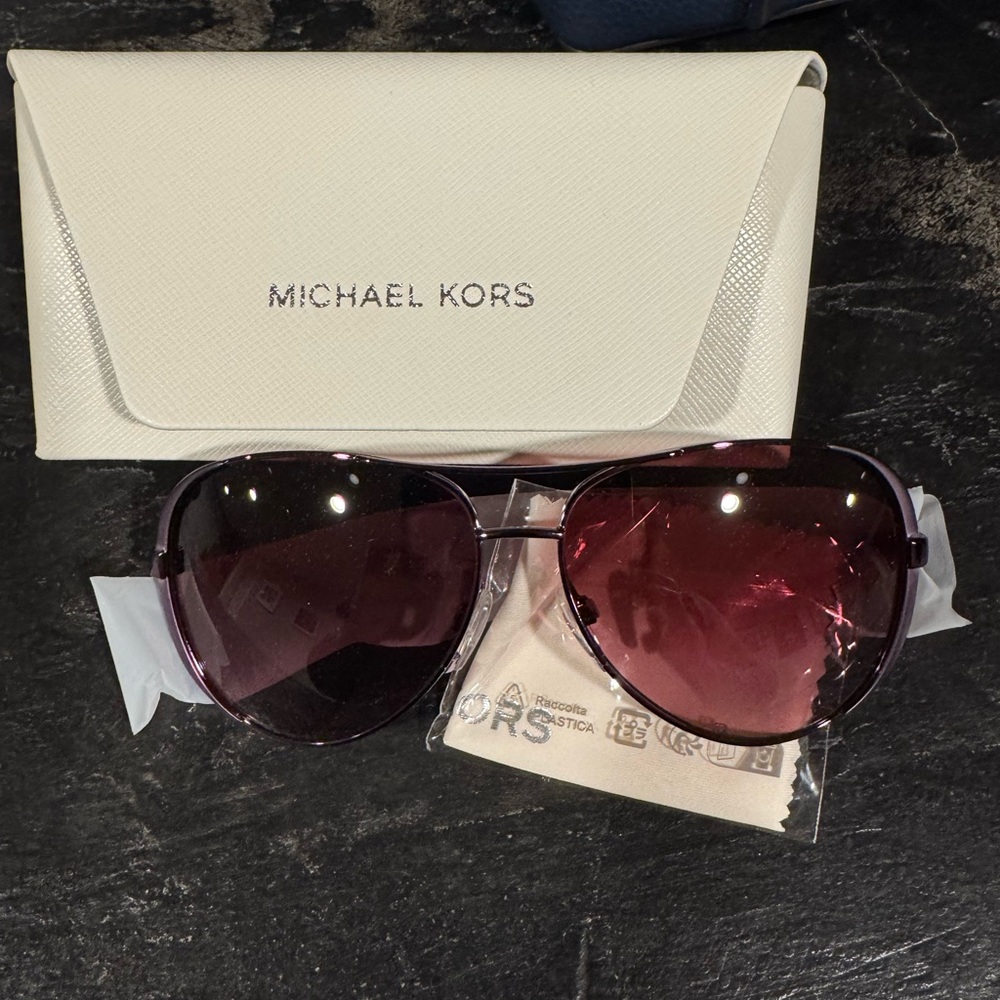 Michael Kors Purple Sunglasses